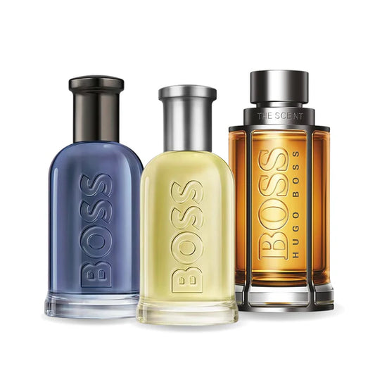 Confezione da 3 profumi: Boss Bottled, Boss The Scent e Boss Bottled Infinite – 100 ml